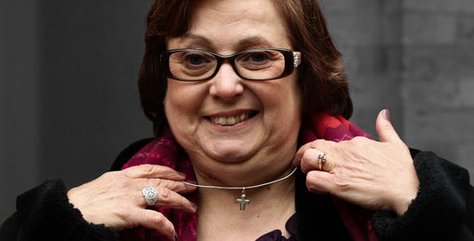 Nadia Eweida With Her Cross Neckless In Her Hand