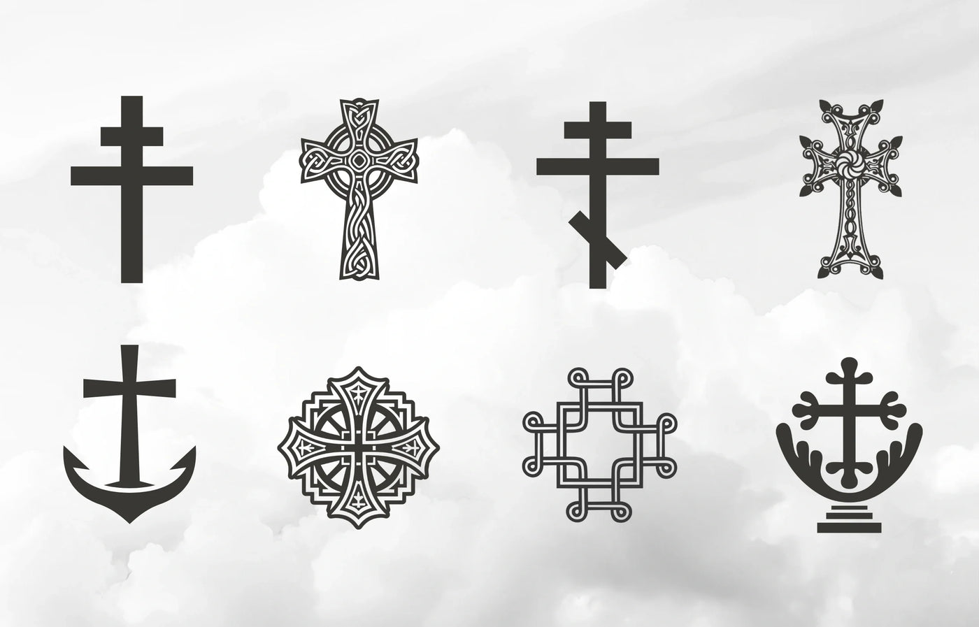 The different types of Christian crosses