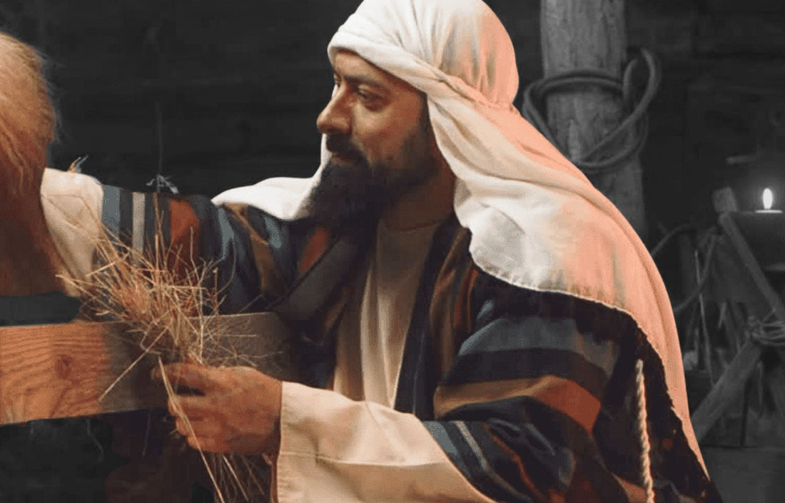 Joseph wearing his coat of many colors