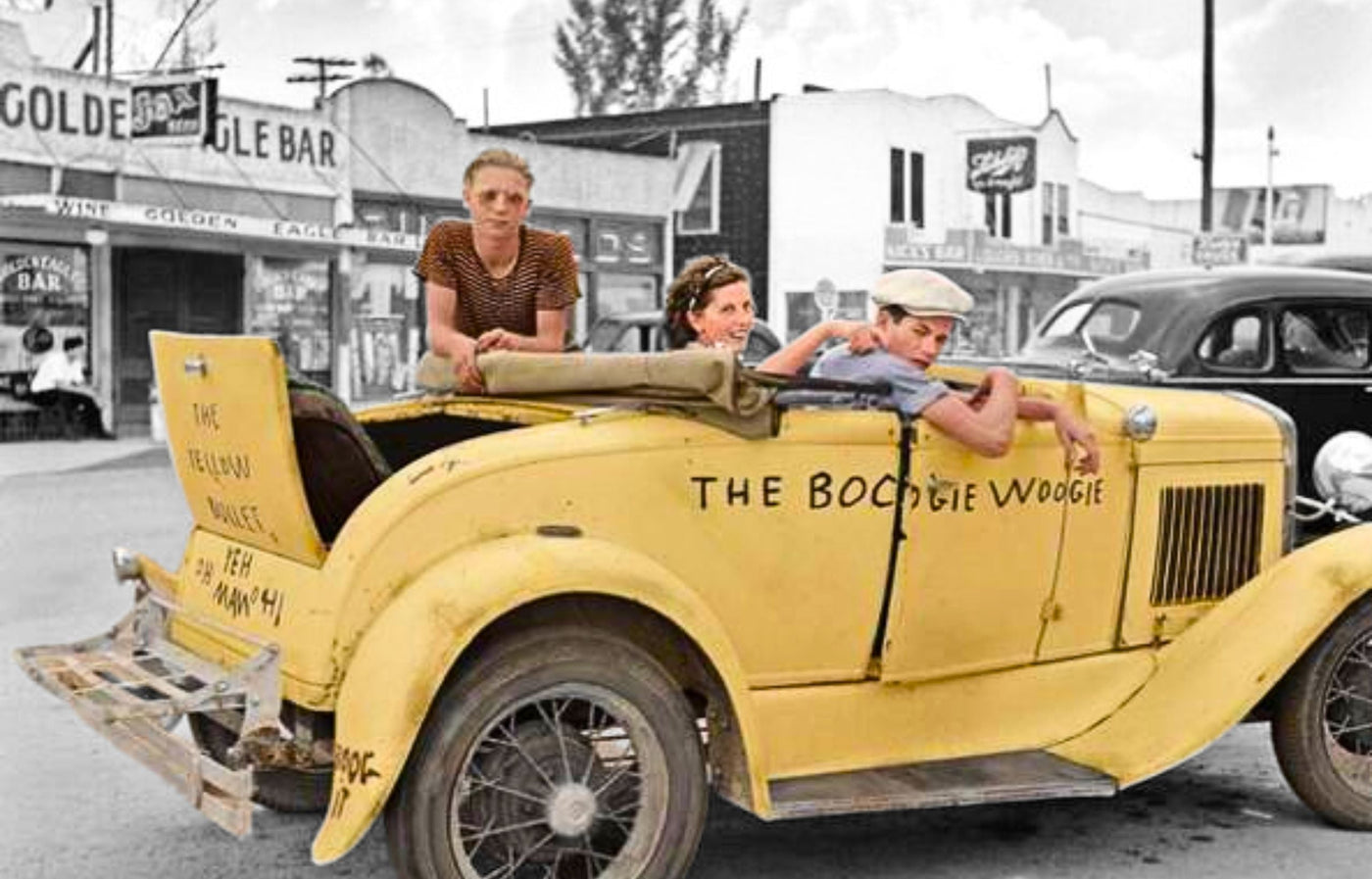 Man wearing a t-shirt in the 1960's